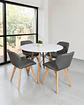 Comedor Redondo Melamina Eames con Sillas Radar Fiori  - Miniatura 9