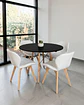 Comedor Redondo Melamina Eames con Sillas Radar Fiori  - Miniatura 16