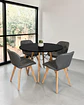 Comedor Redondo Melamina Eames con Sillas Radar Fiori  - Miniatura 17