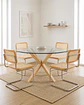 Comedor Redondo Madrid con Sillas Breuer Ratán - Miniatura 6