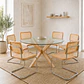 Comedor Redondo Madrid con Sillas Breuer Ratán - Miniatura 10