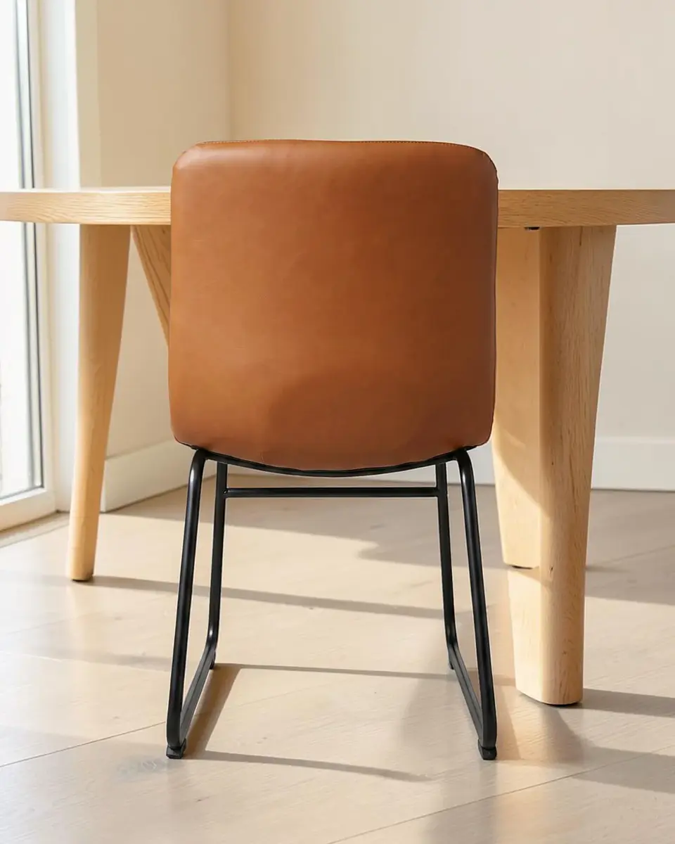 Comedor Rectangular Industrial Madera con Sillas Burgos 4