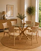 Comedor Redondo Madrid Sillas Crossback Madera - Miniatura 5