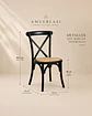 Comedor Redondo Madrid Sillas Crossback Madera - Miniatura 14