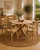 Comedor Redondo Madrid Sillas Crossback Madera - Miniatura 23