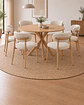 Comedor Redondo Madrid con Silla Amanda - Miniatura 10