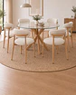 Comedor Redondo Madrid con Silla Amanda - Miniatura 11