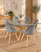 Comedor Redondo Madrid con Sillas Tulip - Miniatura 11