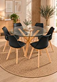 Comedor Redondo Madrid con Sillas Tulip - Miniatura 15