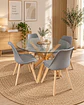 Comedor Redondo Madrid con Sillas Tulip - Miniatura 24