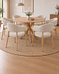 Comedor Redondo Madrid con Sitial Amanda - Miniatura 1