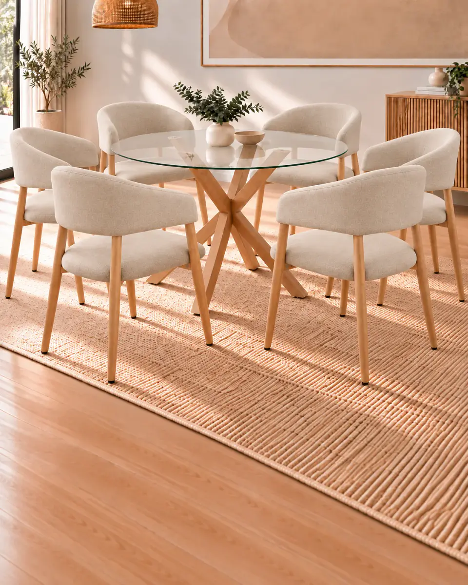 Comedor Redondo Madrid con Sitial Amanda 4