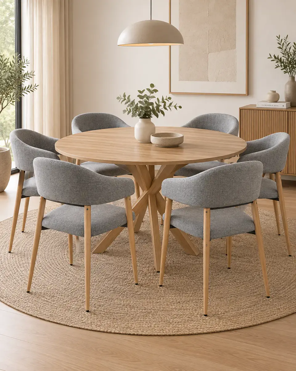 Comedor Redondo Madrid con Sitial Amanda 11