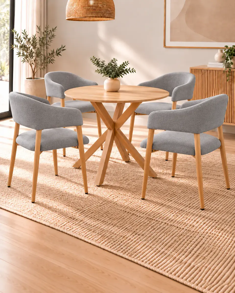 Comedor Redondo Madrid con Sitial Amanda 12