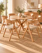 Comedor Redondo Madrid con Silla Margot - Miniatura 6
