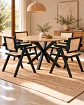 Comedor Redondo Madrid con Silla Chandigarh - Miniatura 4