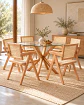 Comedor Redondo Madrid con Silla Chandigarh - Miniatura 5