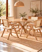 Comedor Redondo Madrid con Silla Chandigarh - Miniatura 10