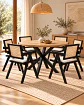 Comedor Redondo Madrid con Silla Chandigarh - Miniatura 23
