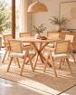 Comedor Redondo Madrid con Silla Chandigarh - Miniatura 24