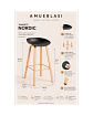 Mesa Bar Eames 70x70 + 2 Taburetes Nordic 75 cm - Miniatura 3