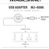 Adaptador USB Magicshine MJ-6086