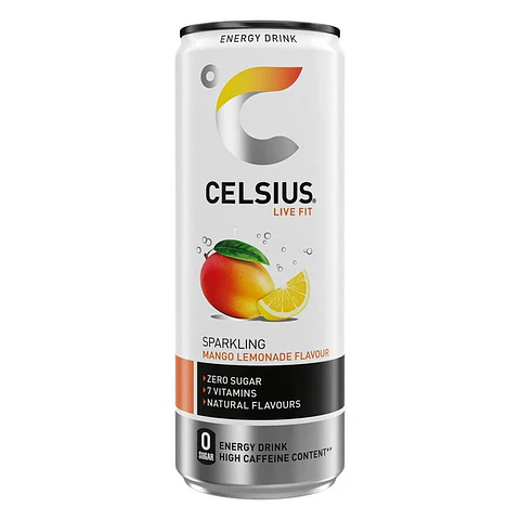 Celsius Sparkling Mango Lemonade