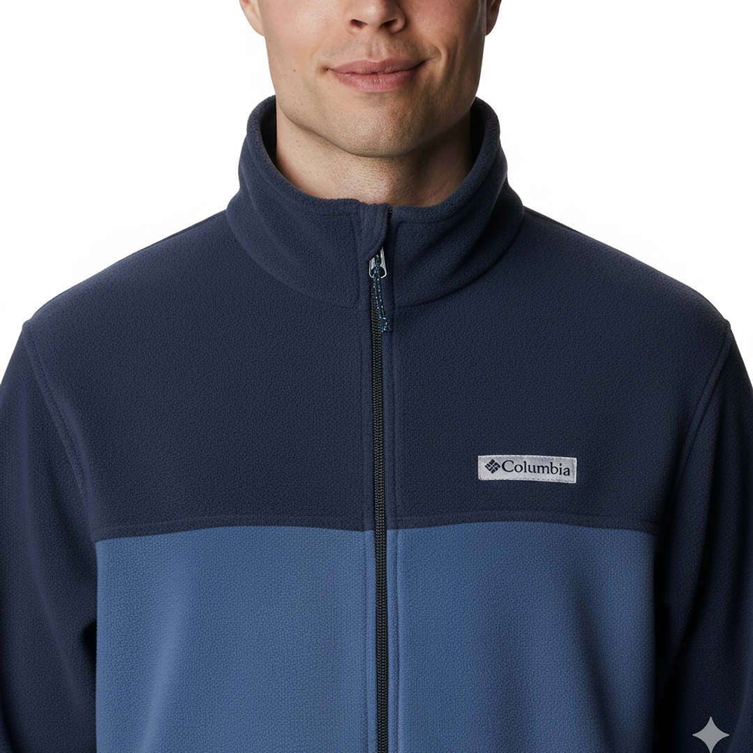 Polar Columbia Mount Grant Fleece Full Zip Blue 1
