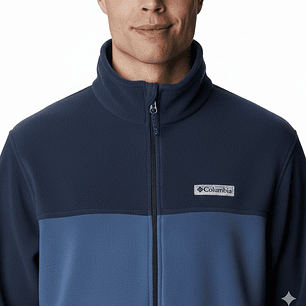 Polar Columbia Mount Grant Fleece Full Zip Blue