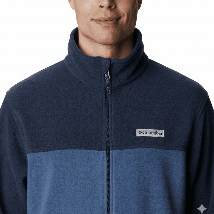 Polar Columbia Mount Grant Fleece Full Zip Blue 1