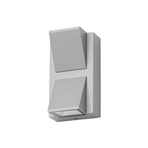 Aplique LED Square 2w 62lm 3000k Ip54 Gris Technolamp