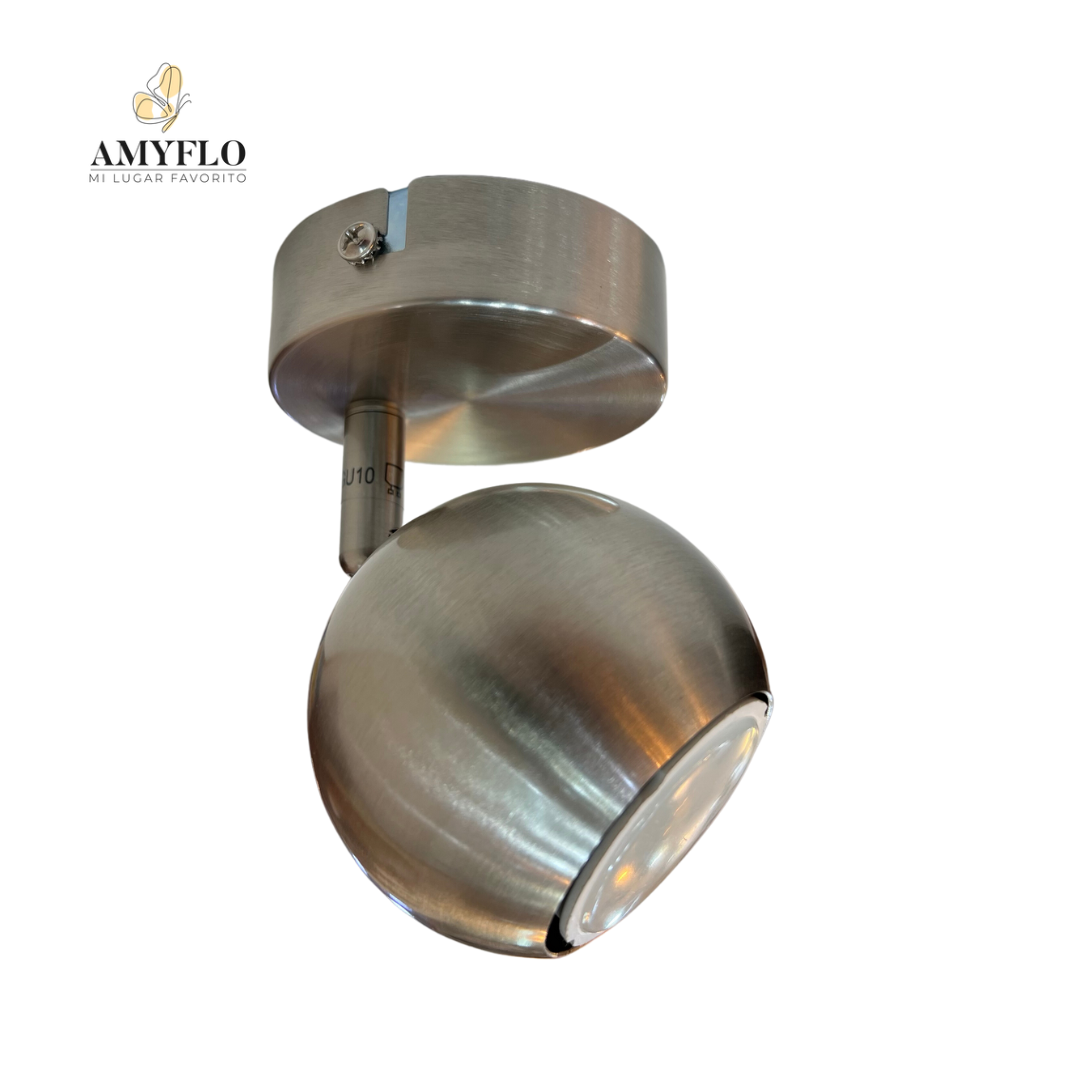 Aplique led exterior negro modelo kapelle cilindro ip54 simple porta gu10