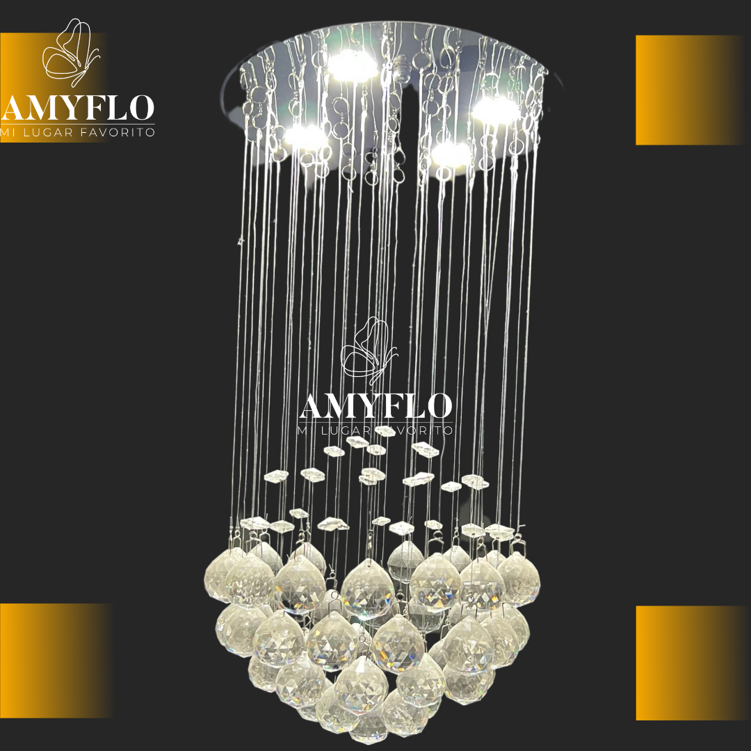 Lampara Led Cristales