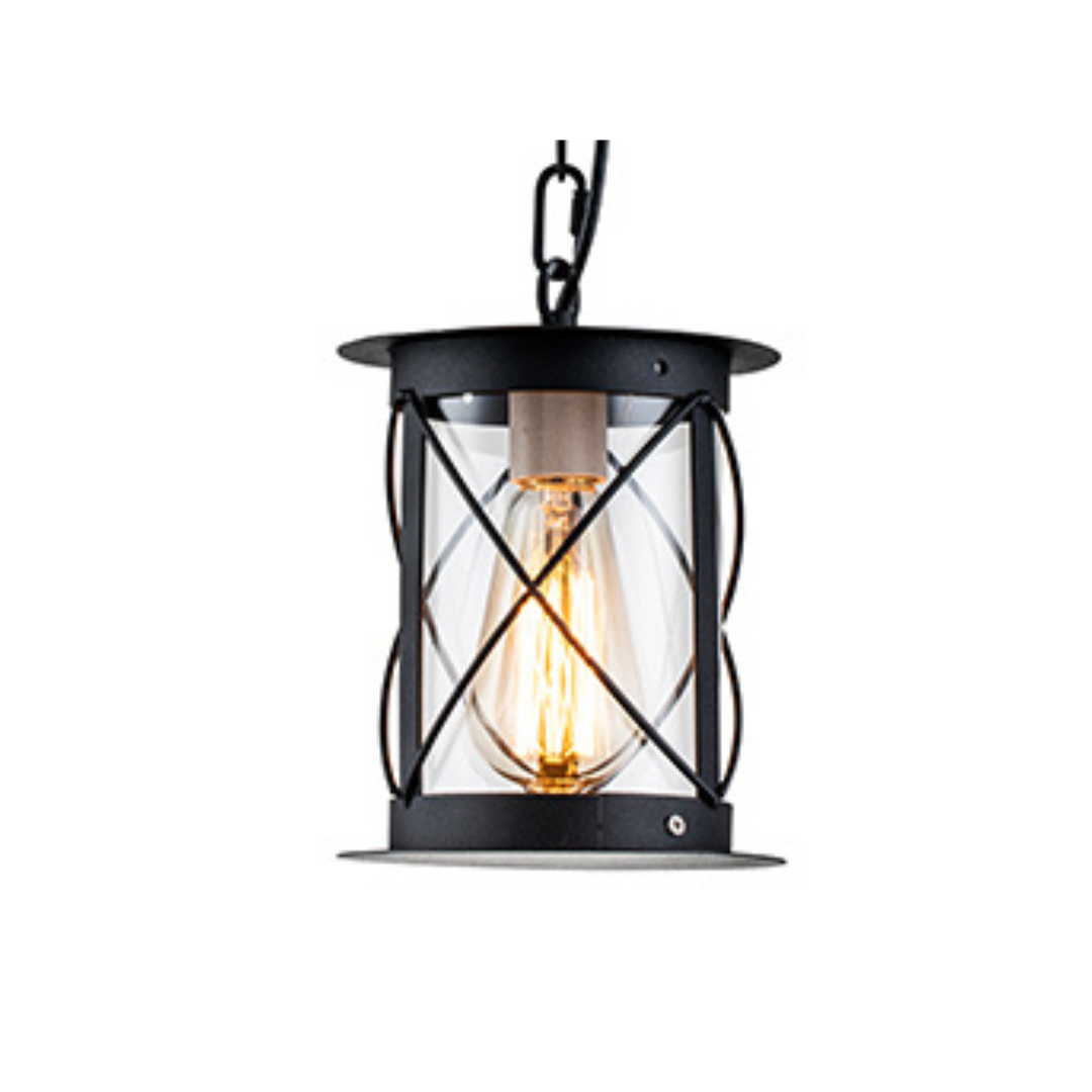 Farol Colgante Negro