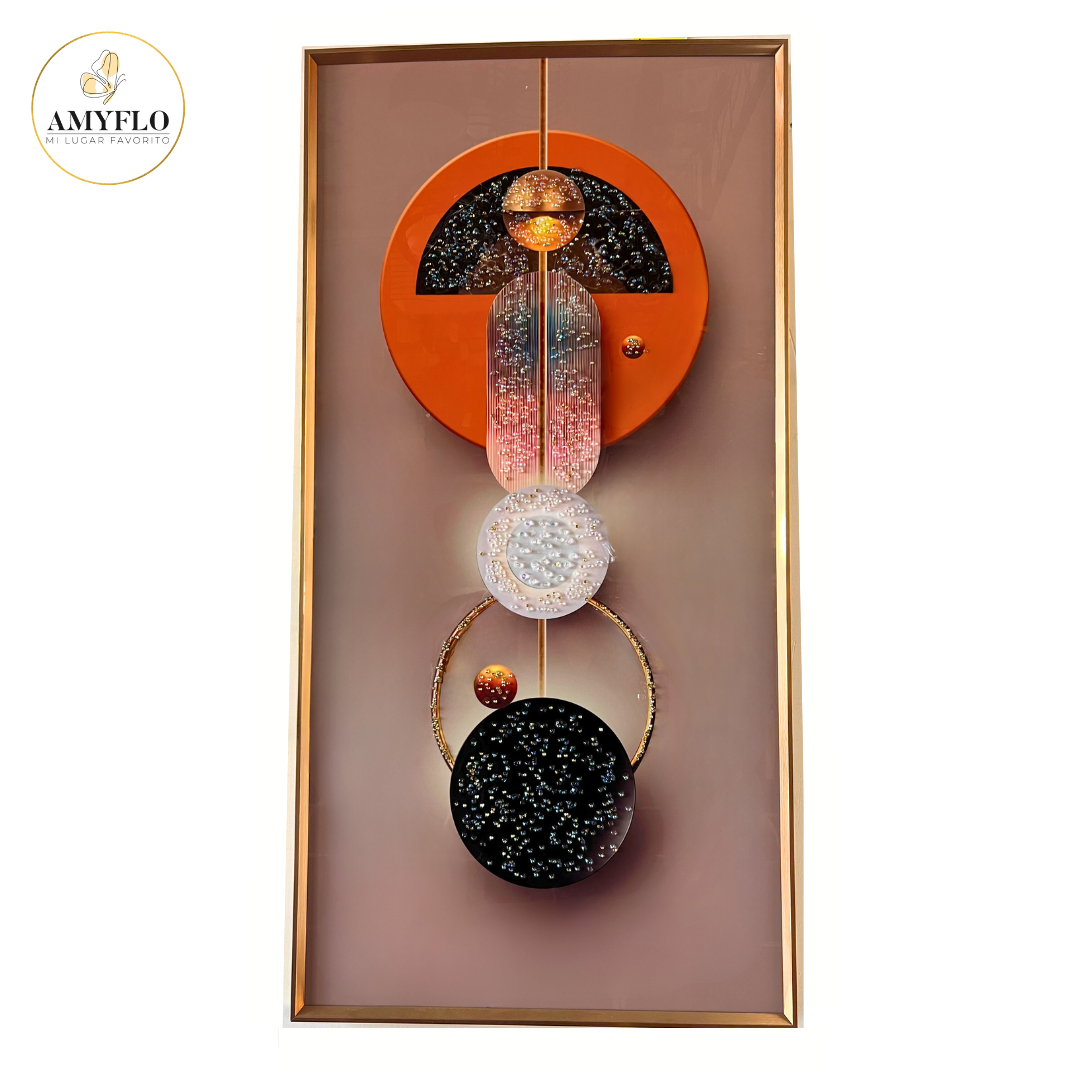 Cuadro Pendulo Brillante 50x100 cms