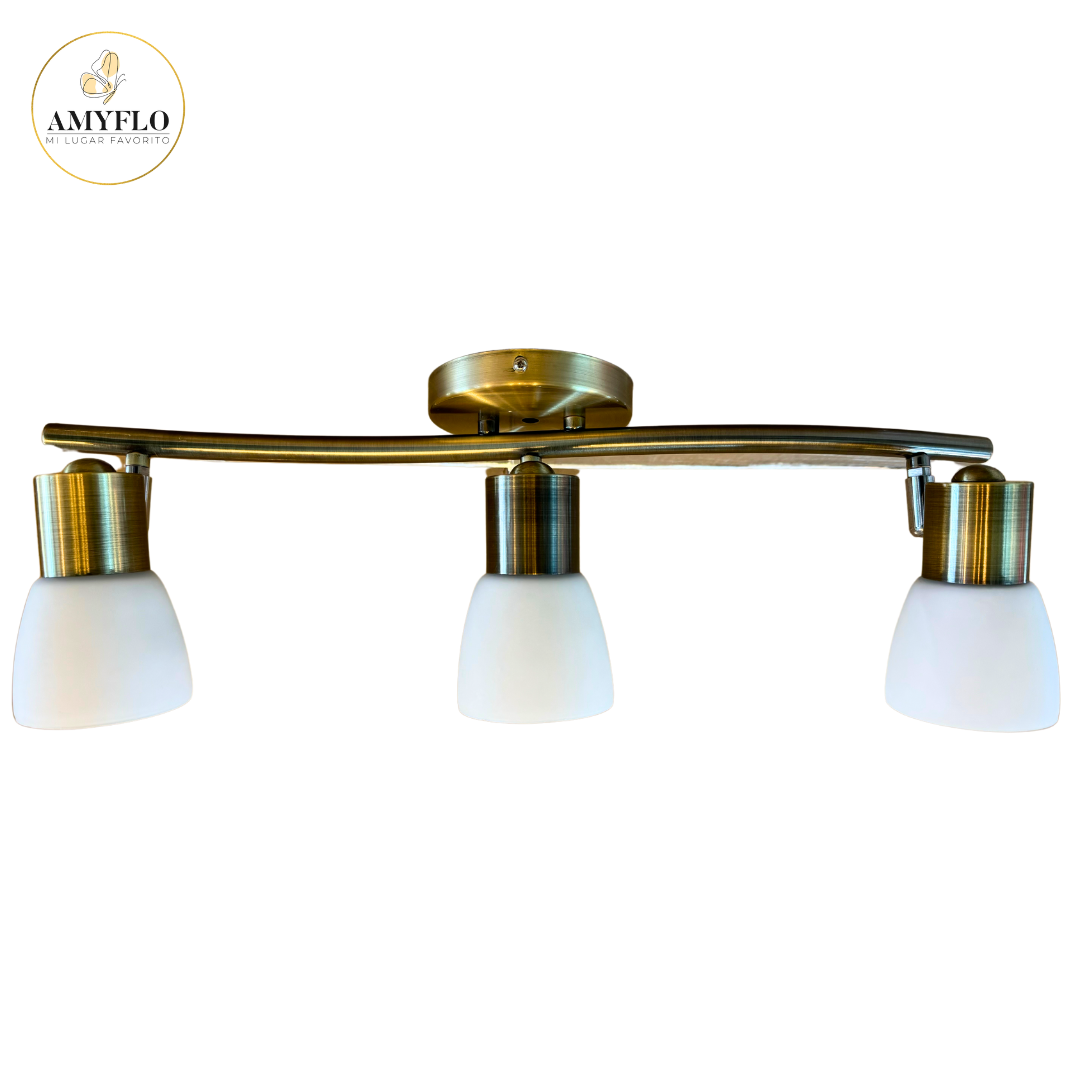 Aplique Triple 3 Dorado
