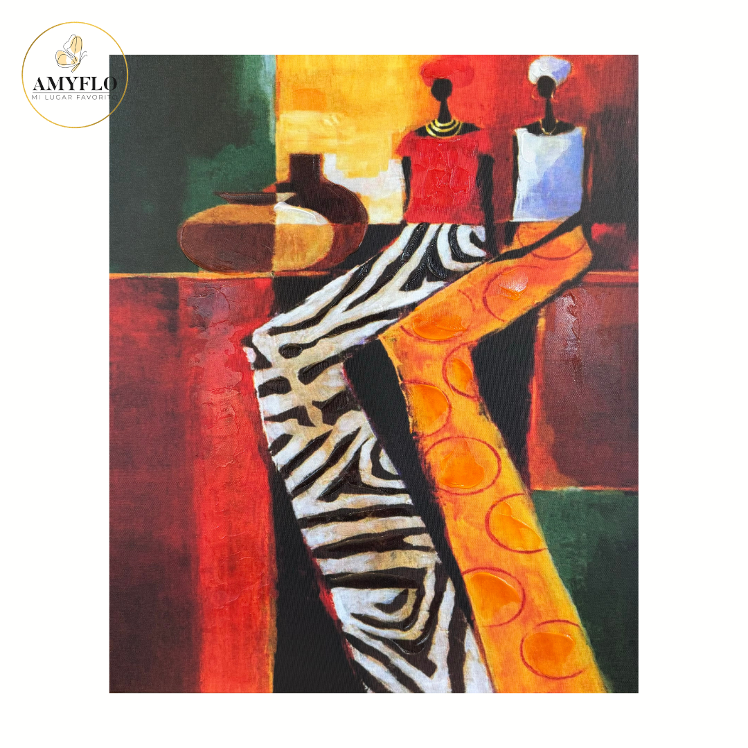 Cuadro africa 50x60 cms