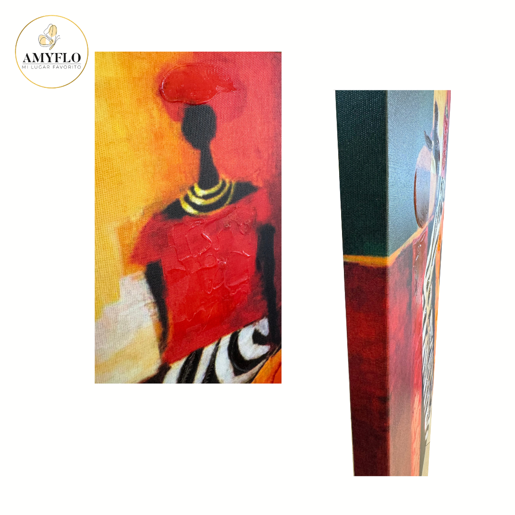 Cuadro africa 50x60 cms