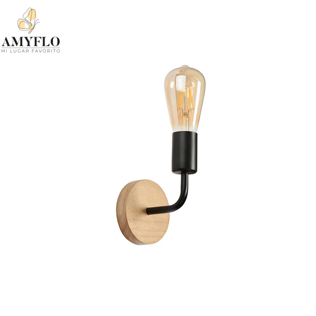 Aplique Madera Metal