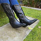 Bota Texana Negro - Miniatura 1