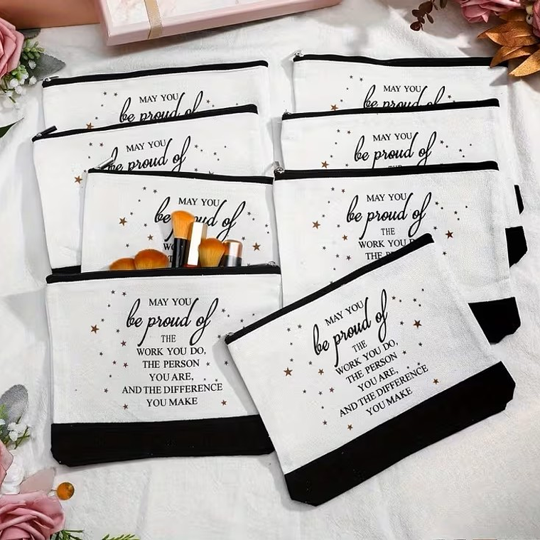 Necessaire Branca e preta 2