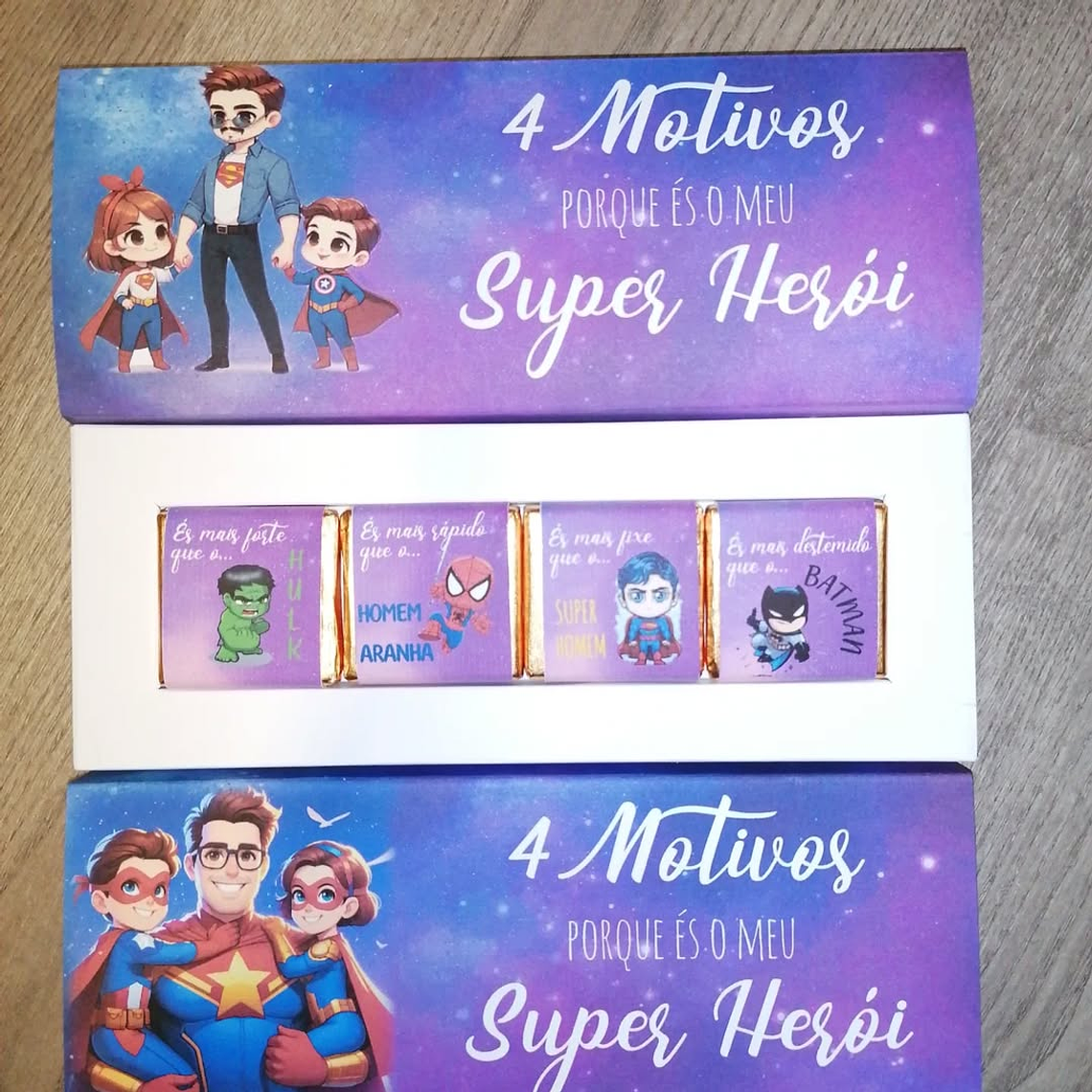 Caixa com 4 napolitanas Chocolate de Leite 1