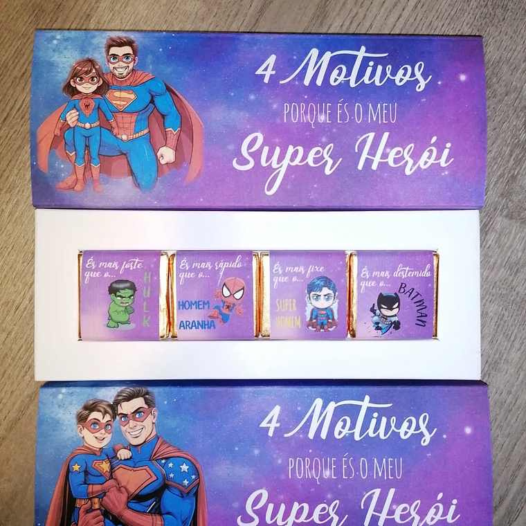 Caixa com 4 napolitanas Chocolate de Leite 2