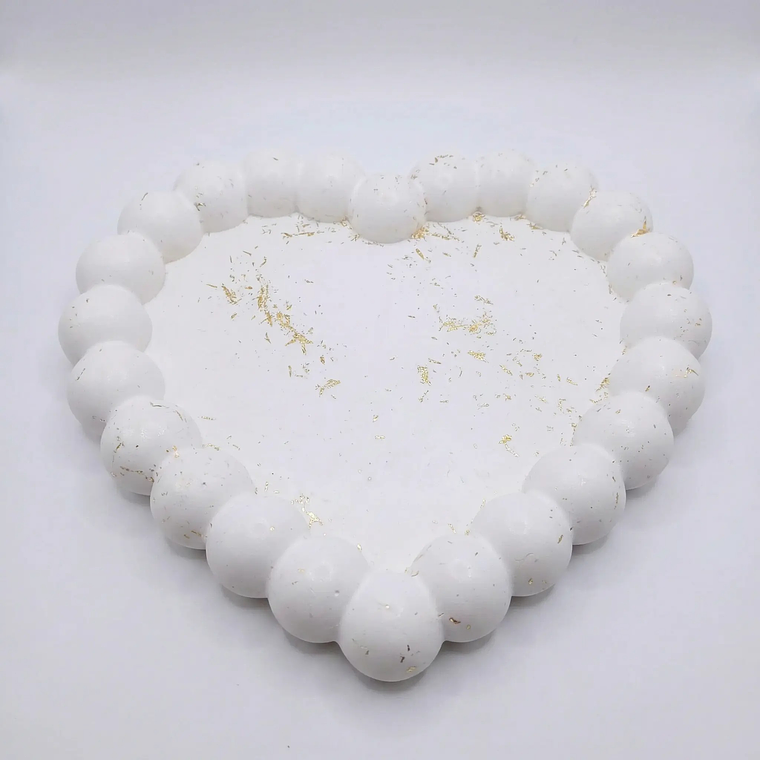 Bases em Gesso Decorativas – Redonda e Coração 4