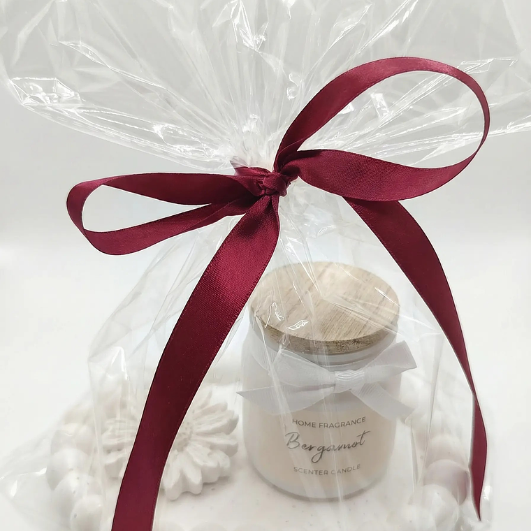 Base pequena Flor com Vela 2