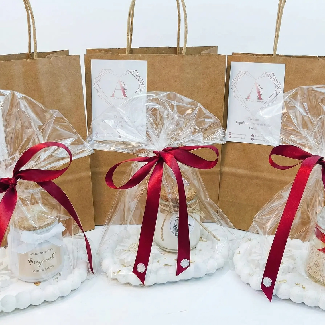 Base pequena Flor com Vela 1