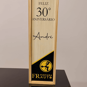 Caixa de madeira para Garrafa de vinho