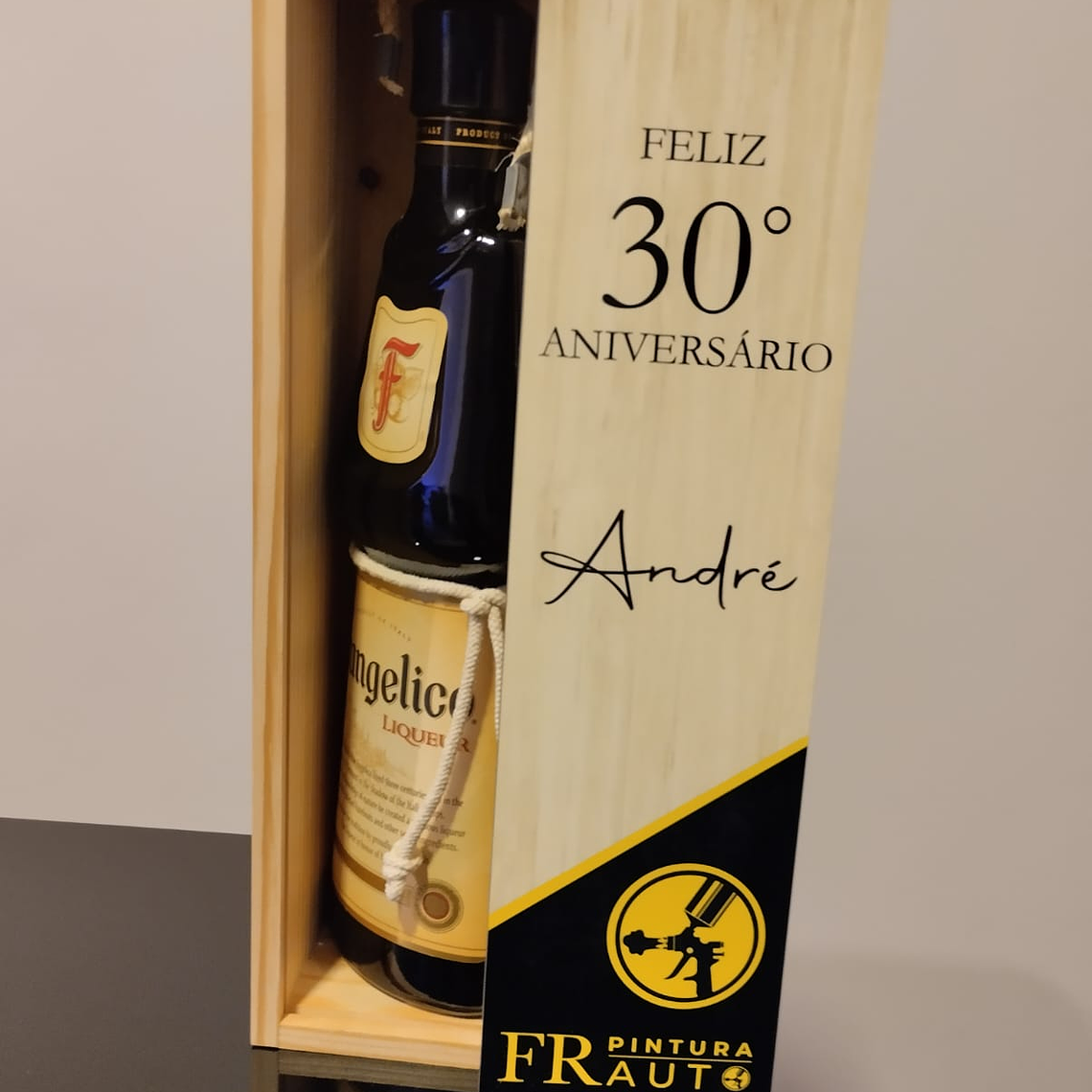 Caixa de madeira para Garrafa de vinho 2