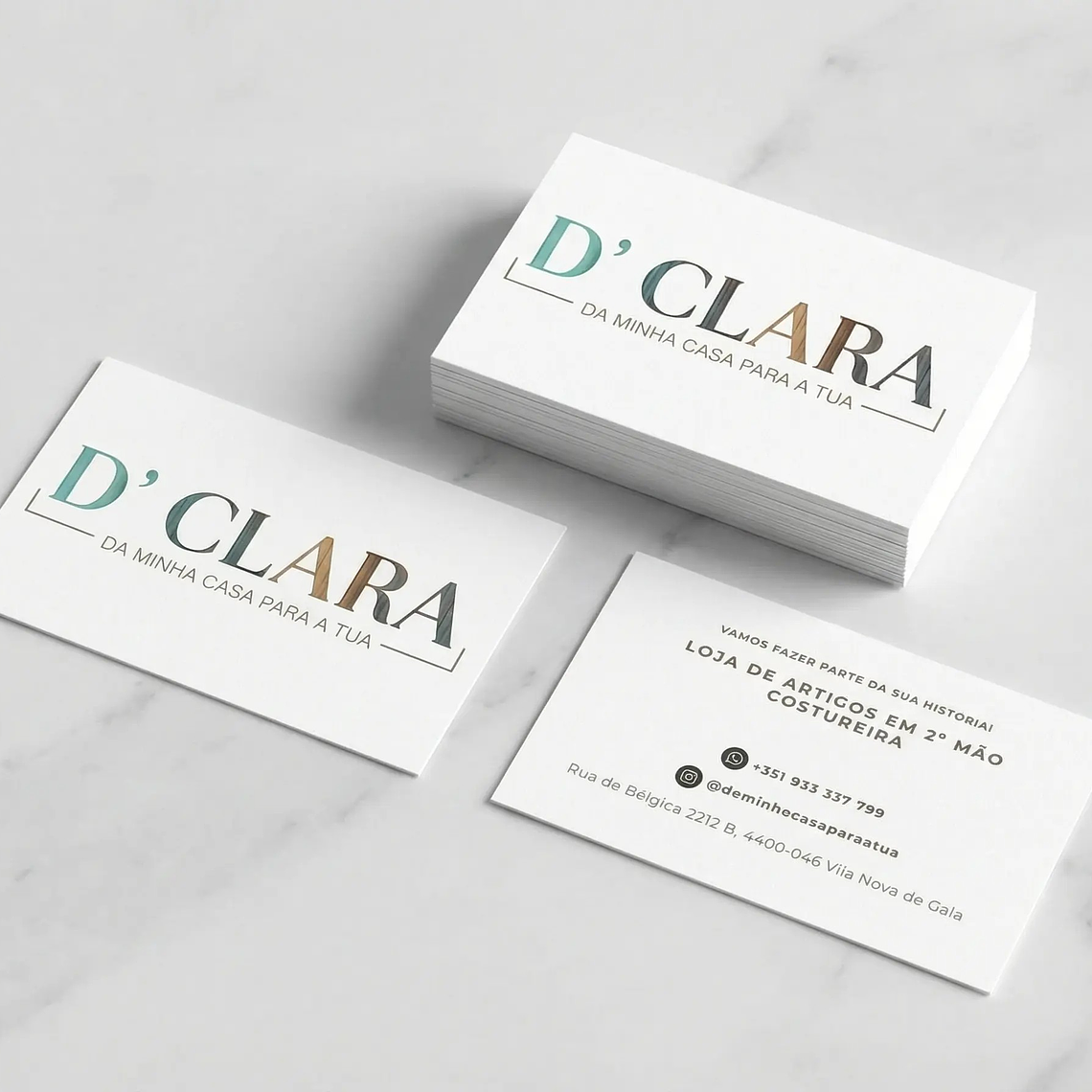 Cartões de visita 5,5x8,5cm 1