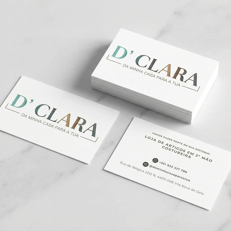 Cartões de visita 5,5x8,5cm 1